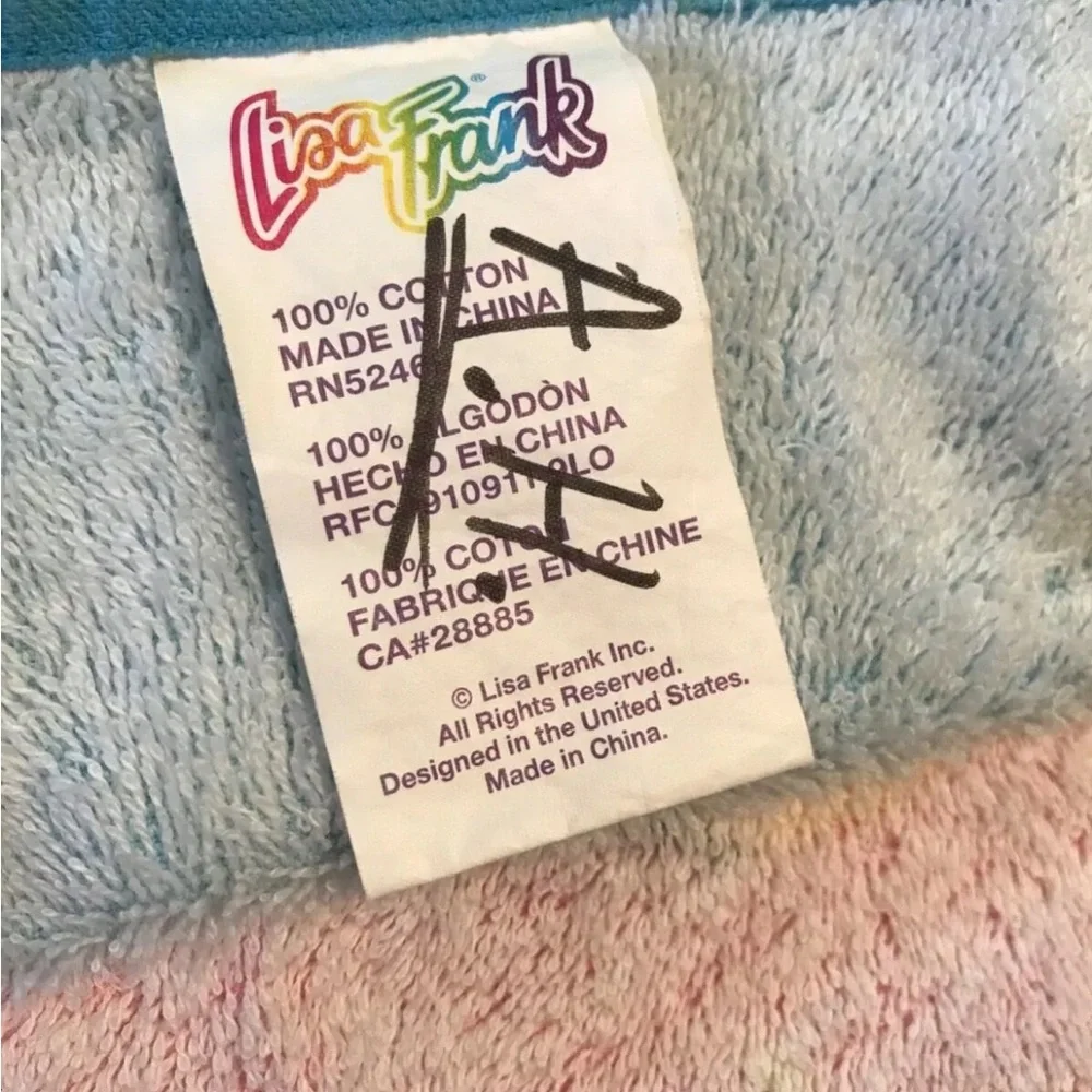 Vintage Lisa Frank Beach Towel